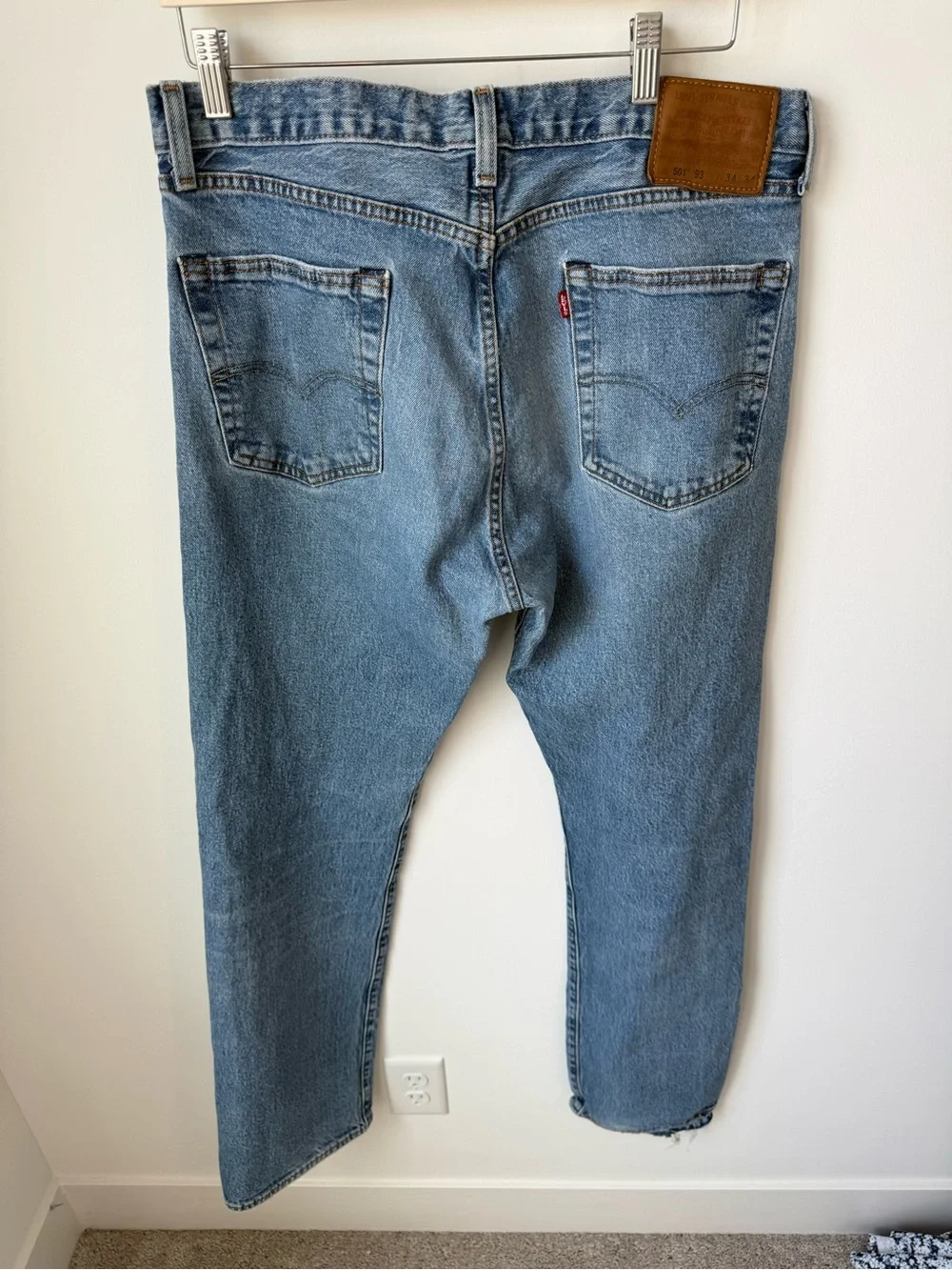 LEVI’S Premium 501 ‘93 Straight Big E Button Fly Denim Jeans | 34X34